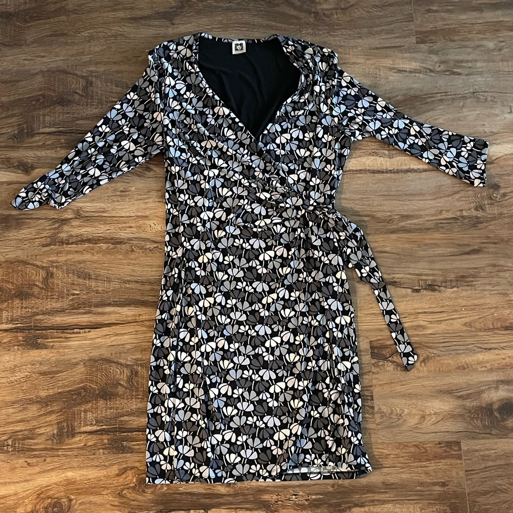 Vintage Anne Klein Wrap Dress